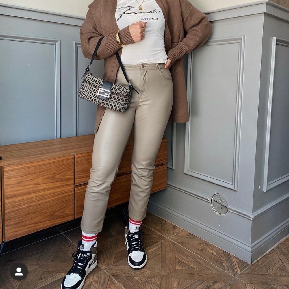 H&M Faux Leather Pant